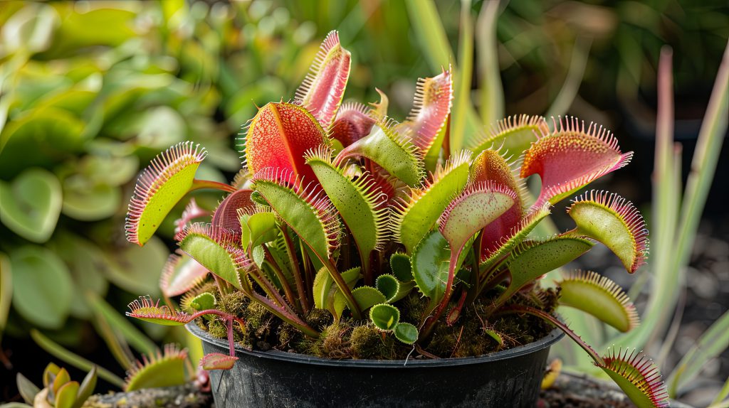 La plante carnivore, fascinante et exotique, ajoute une touche de mystère et de nature sauvage à votre intérieur.